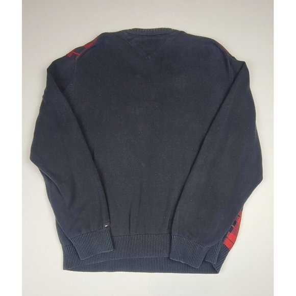Tommy Hilfiger V-Neck Plaid Sweater. Men's‎ Size XL - Picture 3 of 6